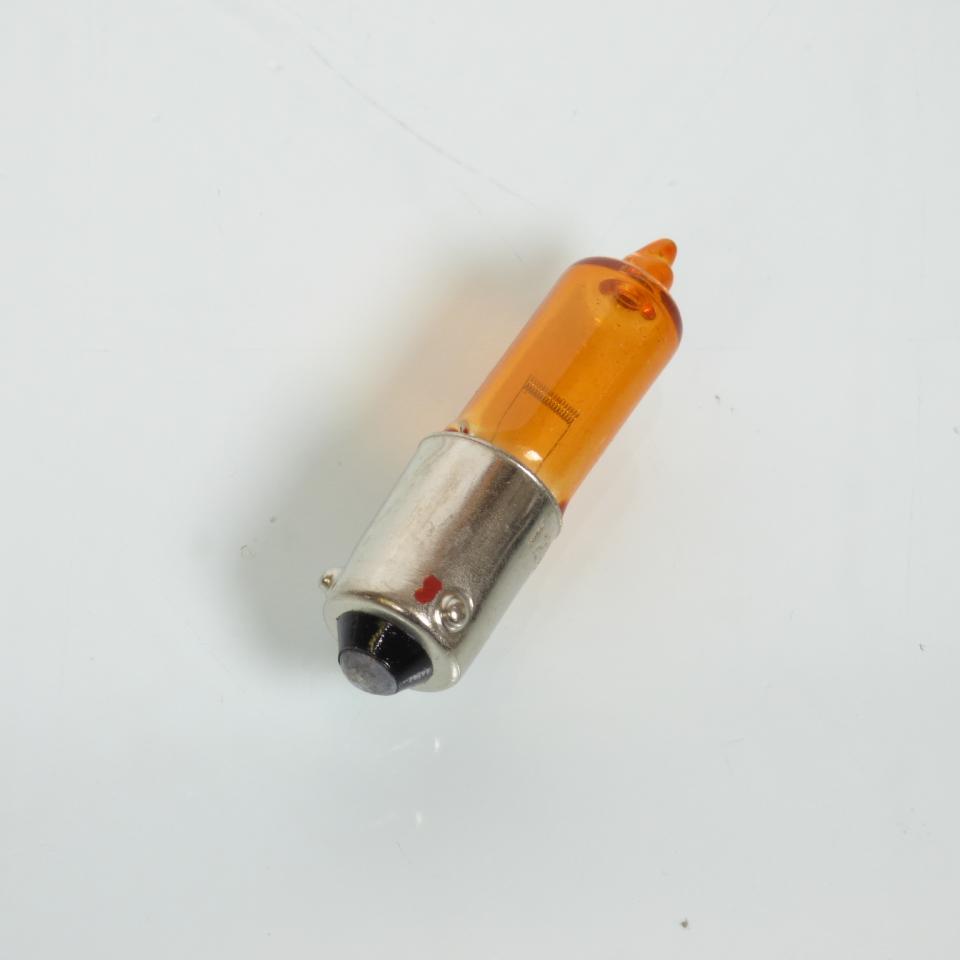 Ampoule BAY9s mini long 12V 21W lampe de clignotant orange pour moto scooter