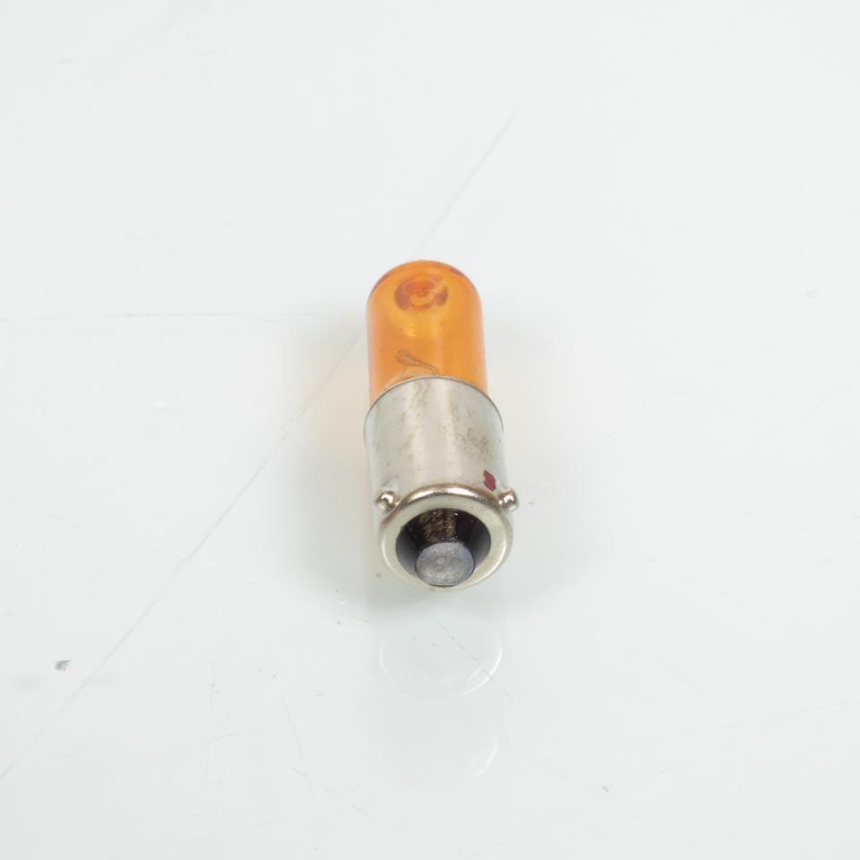 Ampoule BAY9s mini long 12V 21W lampe de clignotant orange pour moto scooter