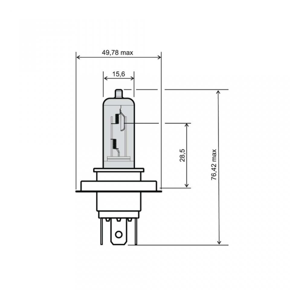 Ampoule Osram pour Scooter Peugeot 50 Elystar 2006 à 2014 Neuf