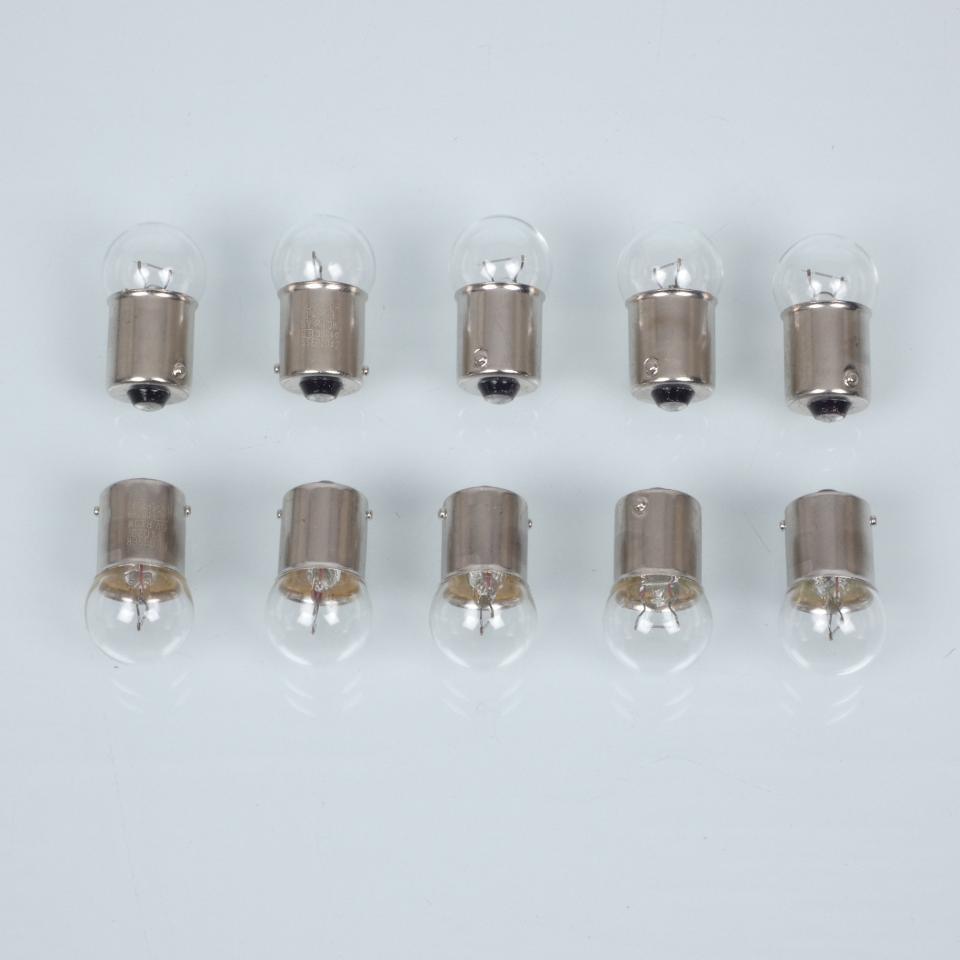 10 Ampoule 6V 10W BA15s Flosser 14023 pour mobylette Peugeot 103 RCX 1994 à 2003