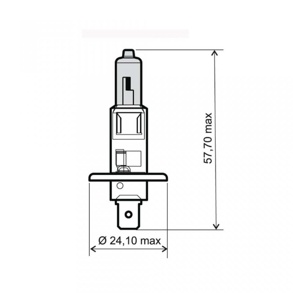 Ampoule Osram pour Moto Ducati 1260 Diavel 2019 à 2022 AV Neuf