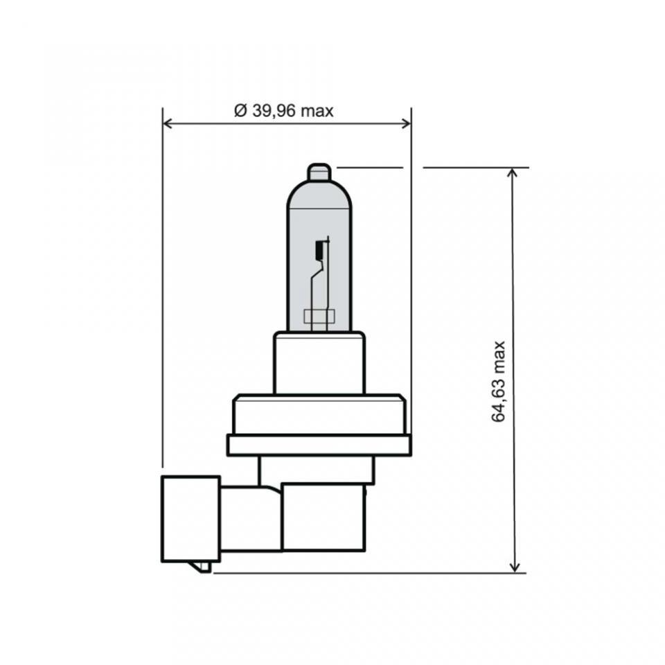 Ampoule Osram pour Moto Kawasaki 650 Er-6 N Avec Abs 2009 à 2017 AV Neuf