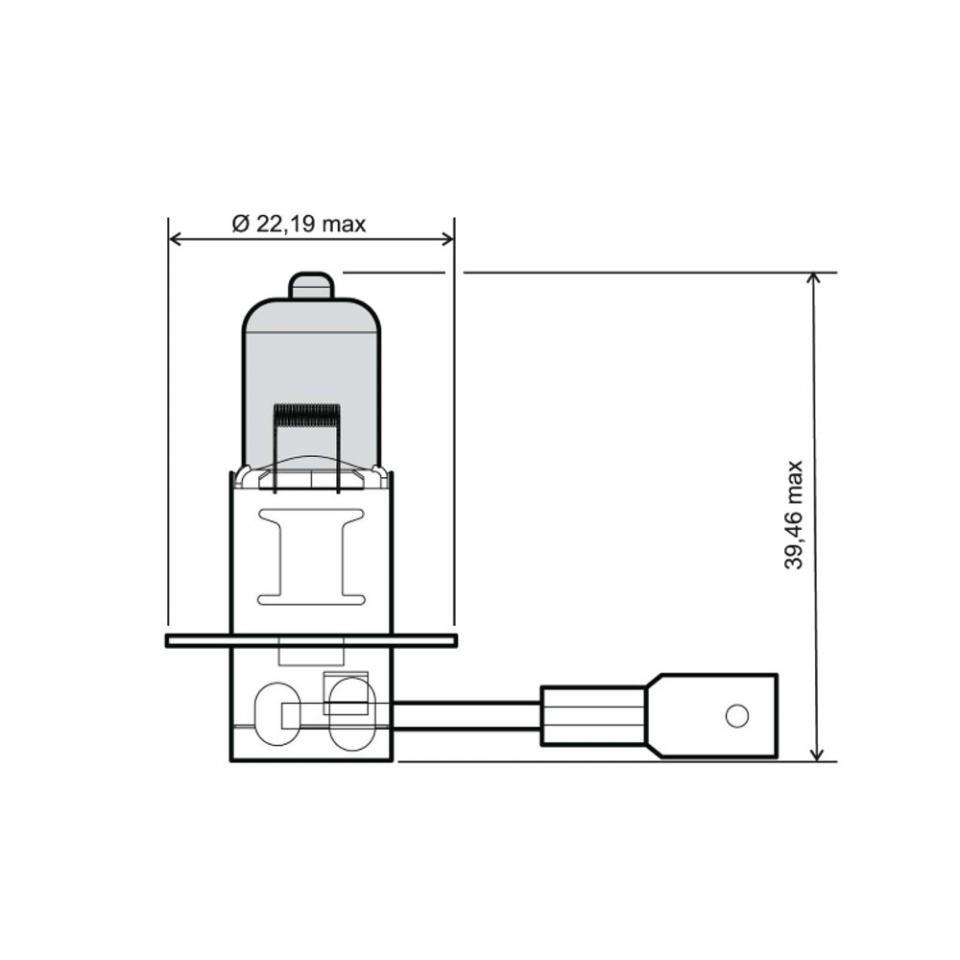 Ampoule Osram pour Scooter Piaggio 250 Hexagon Gt 1999 à 2001 AV Neuf