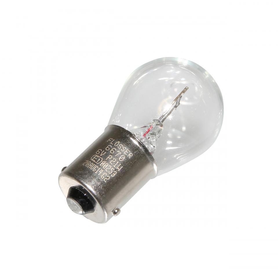Boite de 10 ampoule BA15s 6V 21W Flosser 6670 pour feu stop ou clignotant moto 