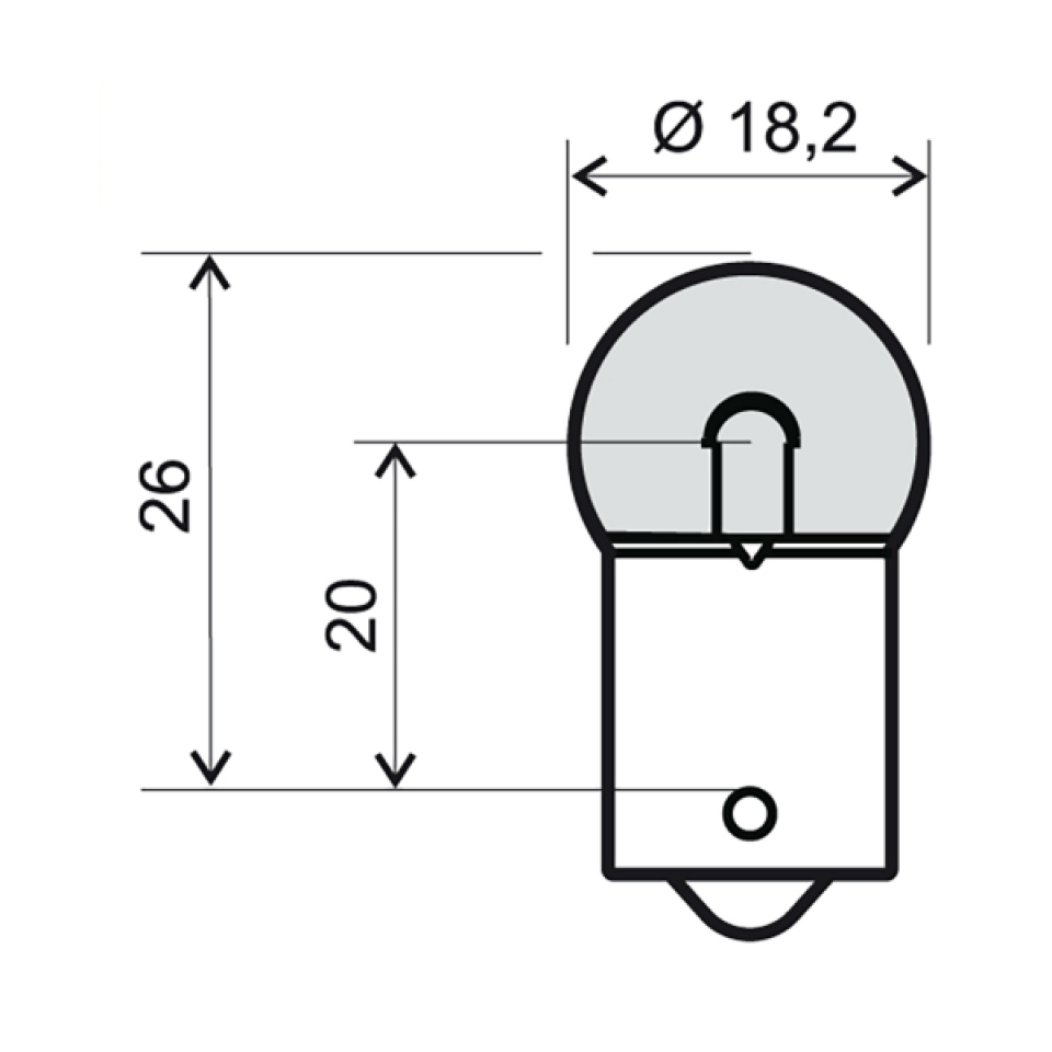 Ampoule pour  