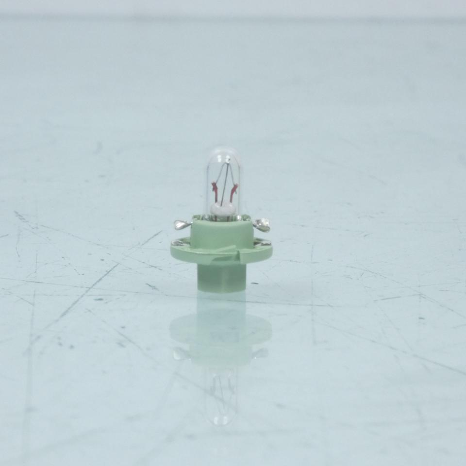 10 ampoule avec culot en plastique vert 12V 2W BX8.4d Flosser 439103 1/4 tour pour moto scooter quad