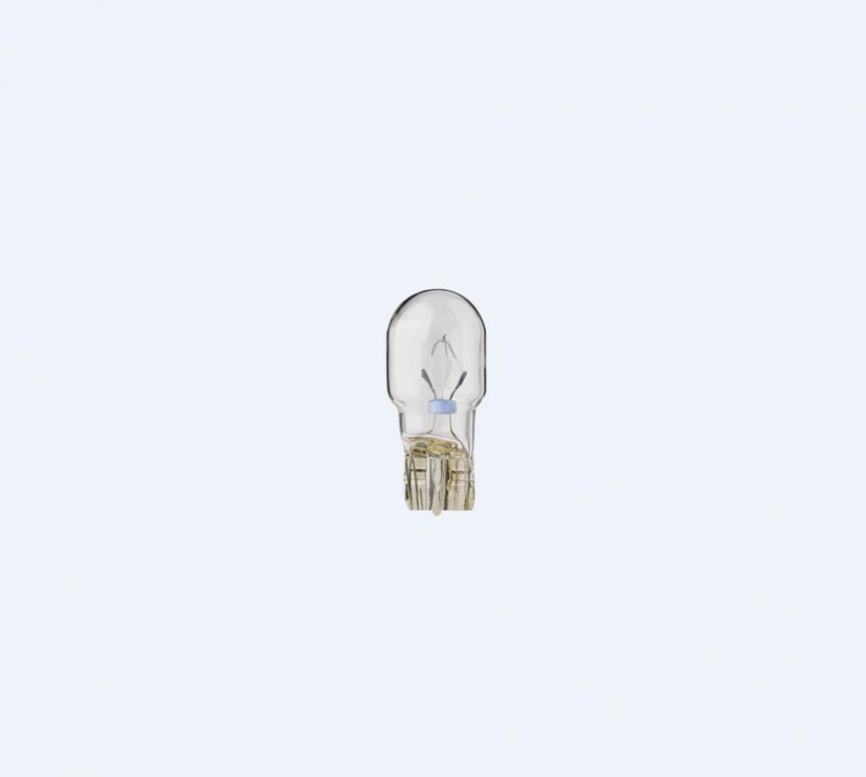 Une ampoule culot en verre T13 12V 10W W2.1x9.5d Flosser 4490 pour moto scooter