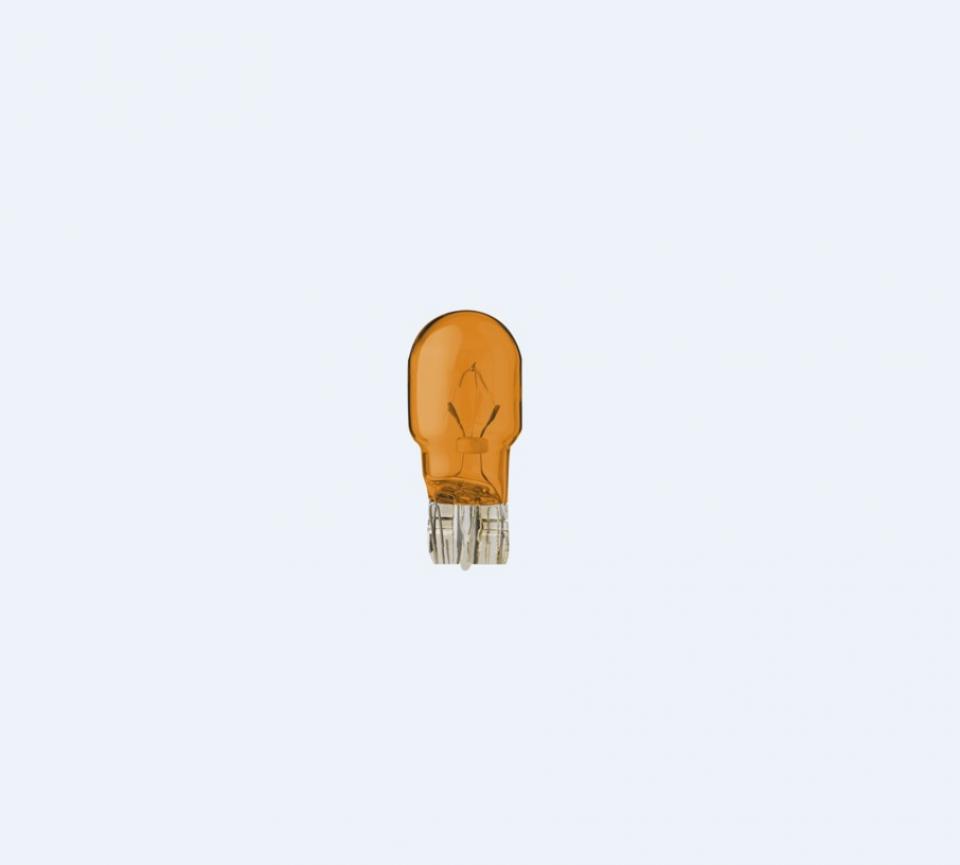 Ampoule orange culot en verre T13 12V 10W W2.1x9.5d Flosser 449007 pour moto