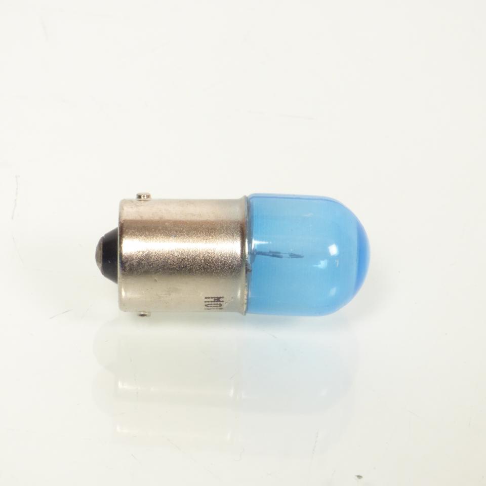 10 Ampoule lampe bleu BA15s 12V 10W Flosser pour moto auto scooter Neuf