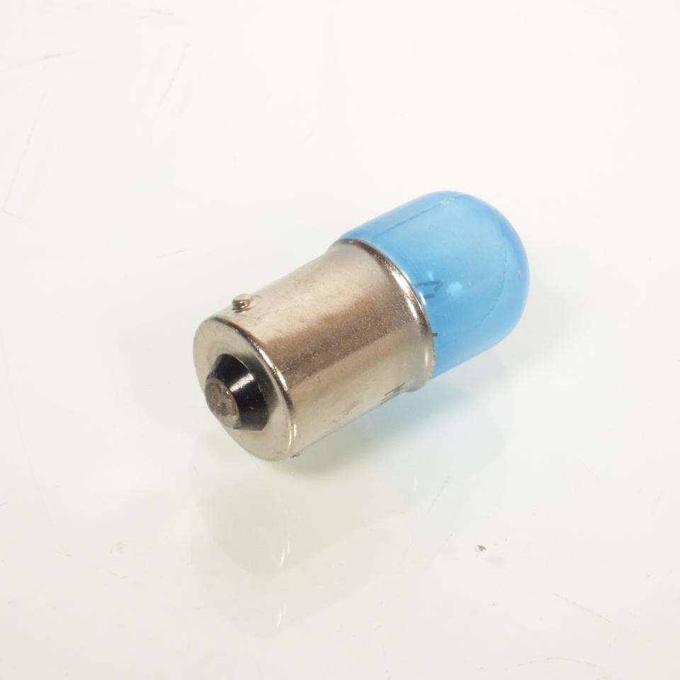 Ampoule lampe bleu BA15s 12V 10W Flosser pour moto auto scooter Neuf