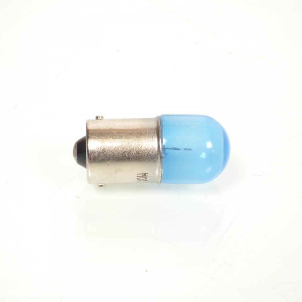 Ampoule lampe bleu BA15s 12V 10W Flosser pour moto auto scooter Neuf