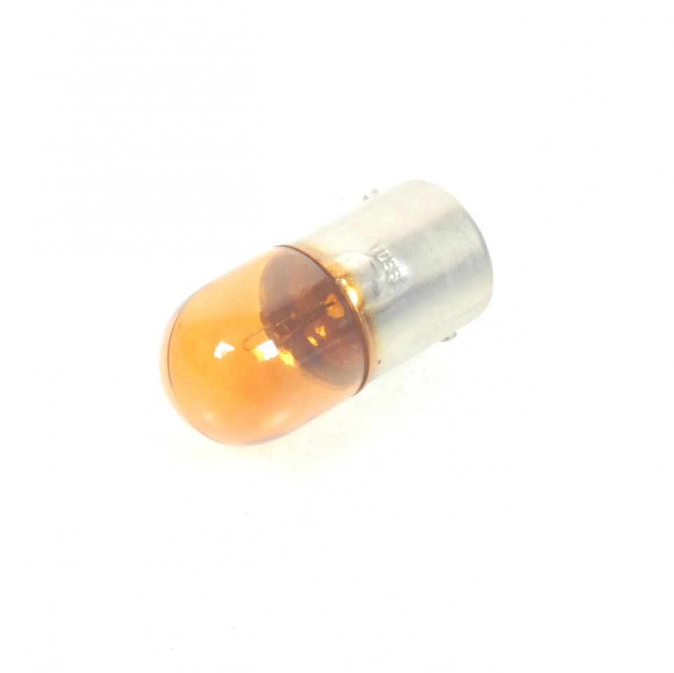 Ampoule Osram BAU15s 12V 10W orange pour scooter Kymco 50 Agility 2007 à 2009 Neuf