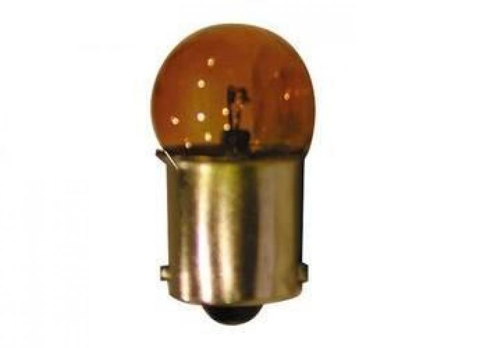 Ampoule de clignotant culot BA15S 12V 10W orange pour moto / unité Neuf