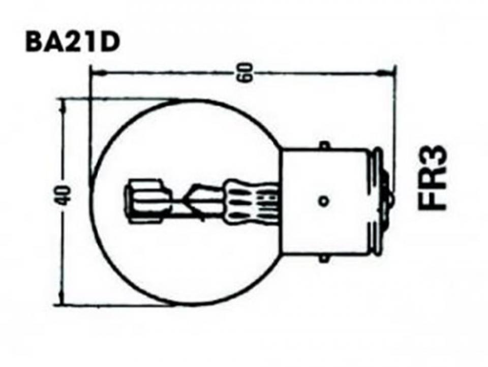 Ampoule Générique pour Auto BA21d Neuf