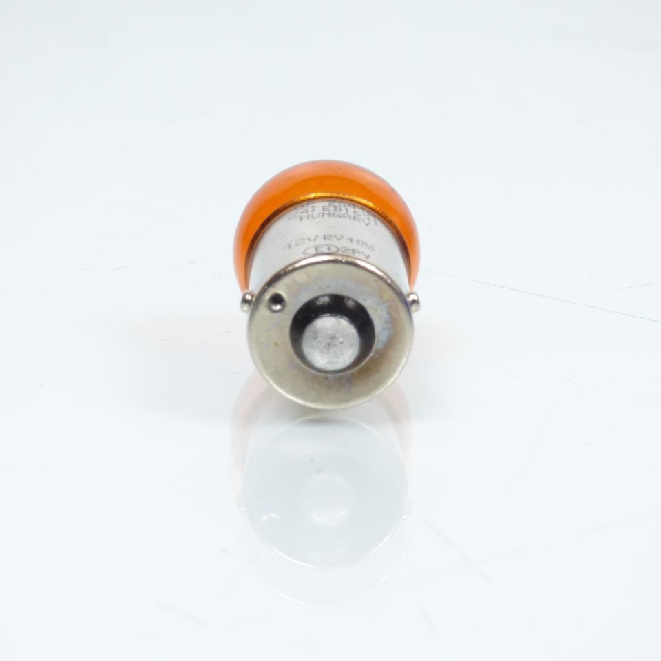 Ampoule de clignotant BAU15s orange 12V 10W plots décalés Neuf pour moto scooter