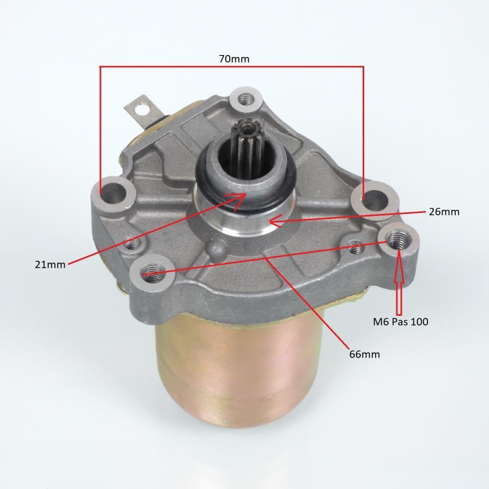 Démarreur électrique 12V pour moto Aprilia 125 Classic 1997 à 2000 SCH0040 Neuf