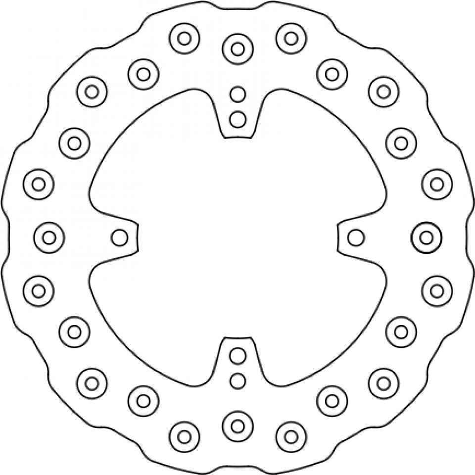 Disque de frein Ferodo pour Moto Honda 80 Cr R Petites Roues 1997 à 2002 AR Neuf