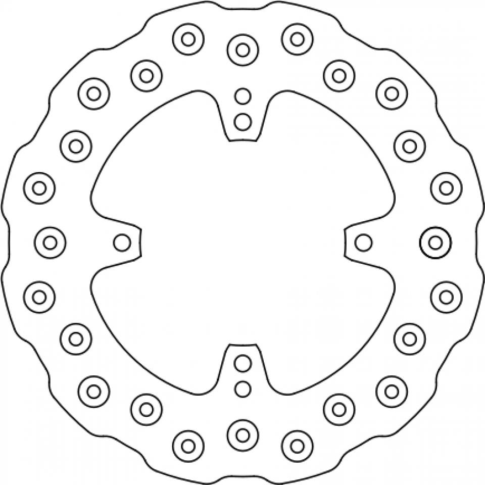 Disque de frein Ferodo pour Moto Honda 80 Cr R Petites Roues 1997 à 2002 AR Neuf