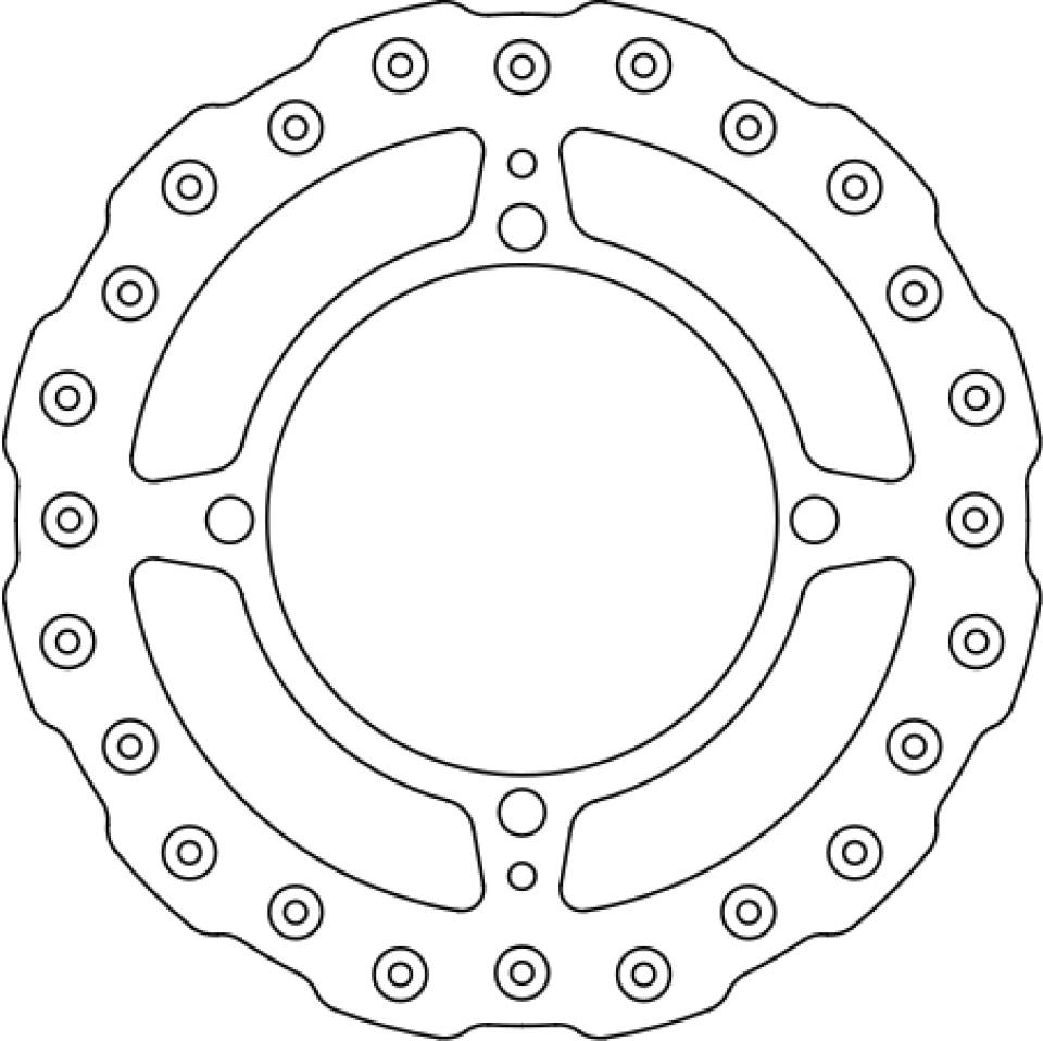 Disque de frein Ferodo pour Moto Kawasaki 450 Kx-F 4T Fi 2010 à 2018 AR Neuf