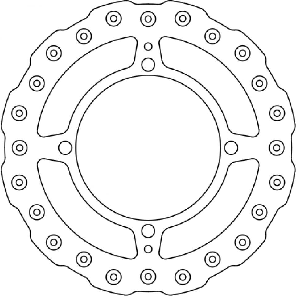 Disque de frein Ferodo pour Moto Kawasaki 450 Kx-F 4T Fi 2010 à 2018 AR Neuf