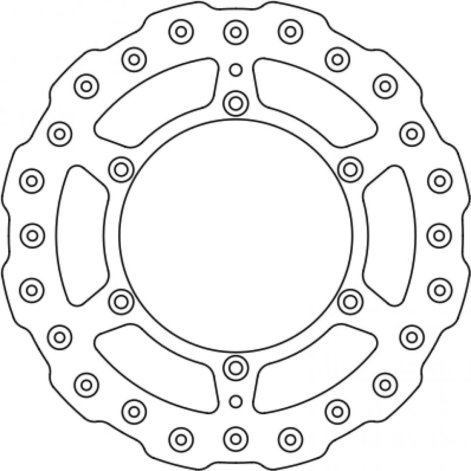 Disque de frein Ferodo pour Moto Suzuki 400 Dr-Z Sm 2005 à 2009 AR Neuf