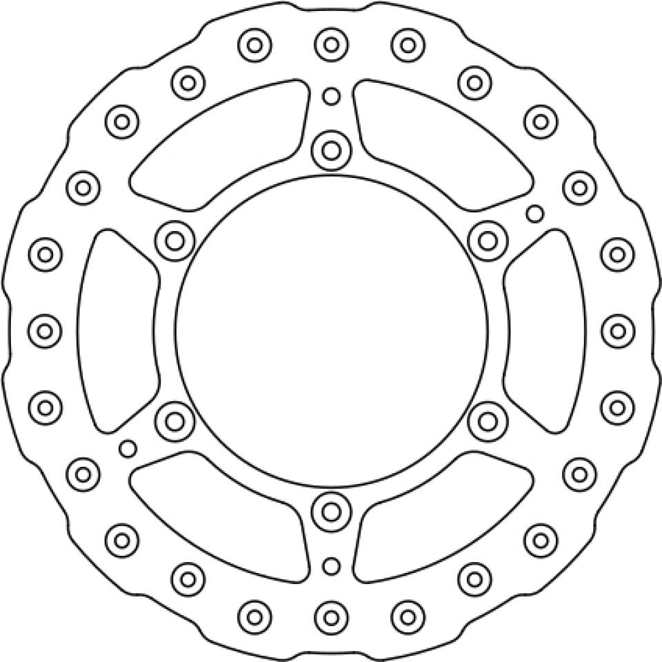 Disque de frein Ferodo pour Moto Yamaha 125 WR 2002 AR Neuf