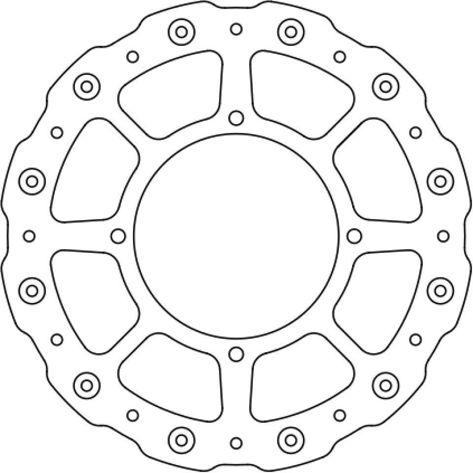Disque de frein Ferodo pour Moto Husqvarna 85 Tc Petites Roues 2014 à 2015 AV Neuf