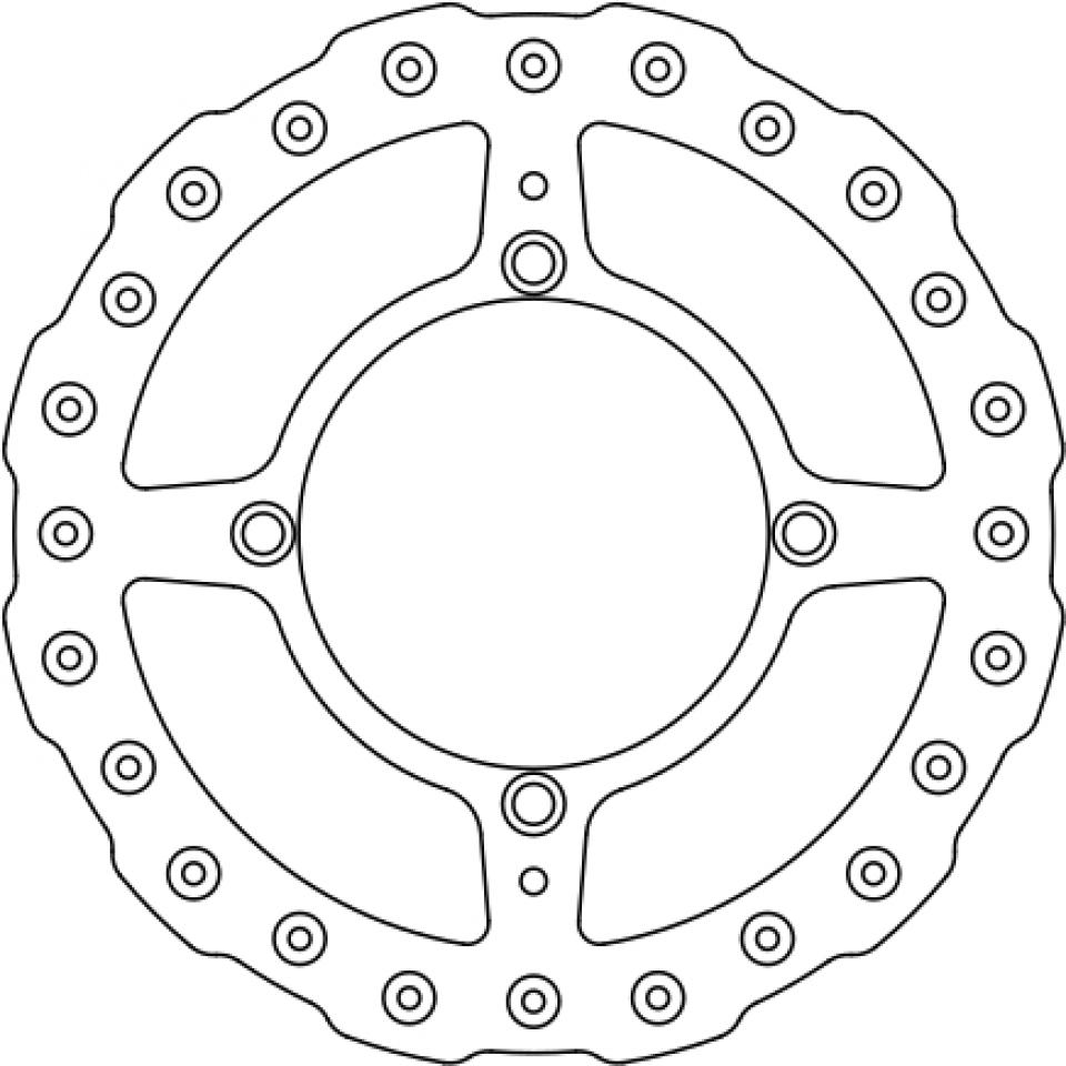 Disque de frein Ferodo pour Moto Kawasaki 125 KX 2006 à 2008 AV Neuf