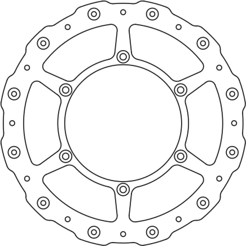 Disque de frein Ferodo pour Moto Yamaha 125 YZ 2008 à 2016 AV Neuf