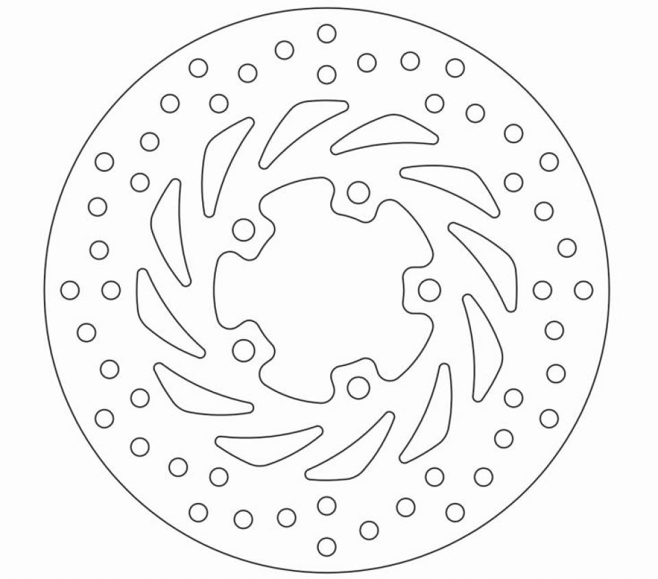 Disque de frein Ferodo pour Scooter Aprilia 100 Scarabeo 2T 2000 à 2006 AV Neuf