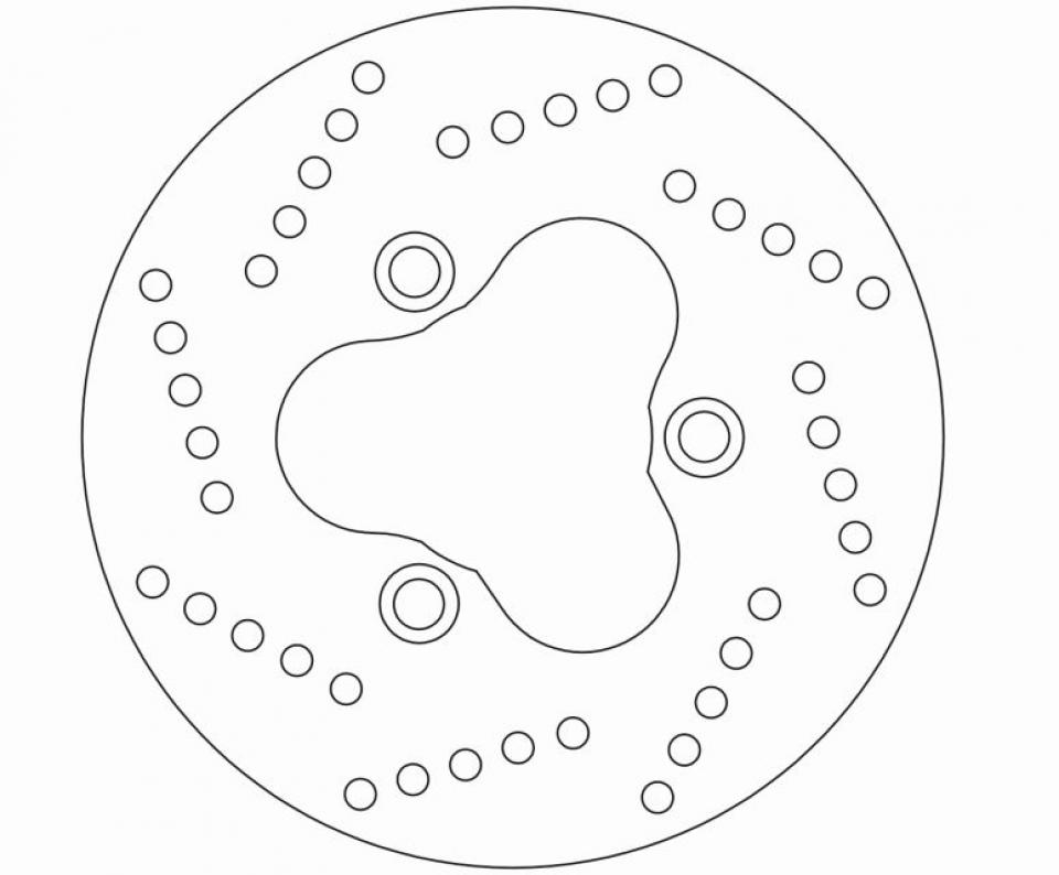 Disque de frein Ferodo pour Scooter Peugeot 50 Speedfight - Etrier Ajp 1998 à 2008 AR Neuf