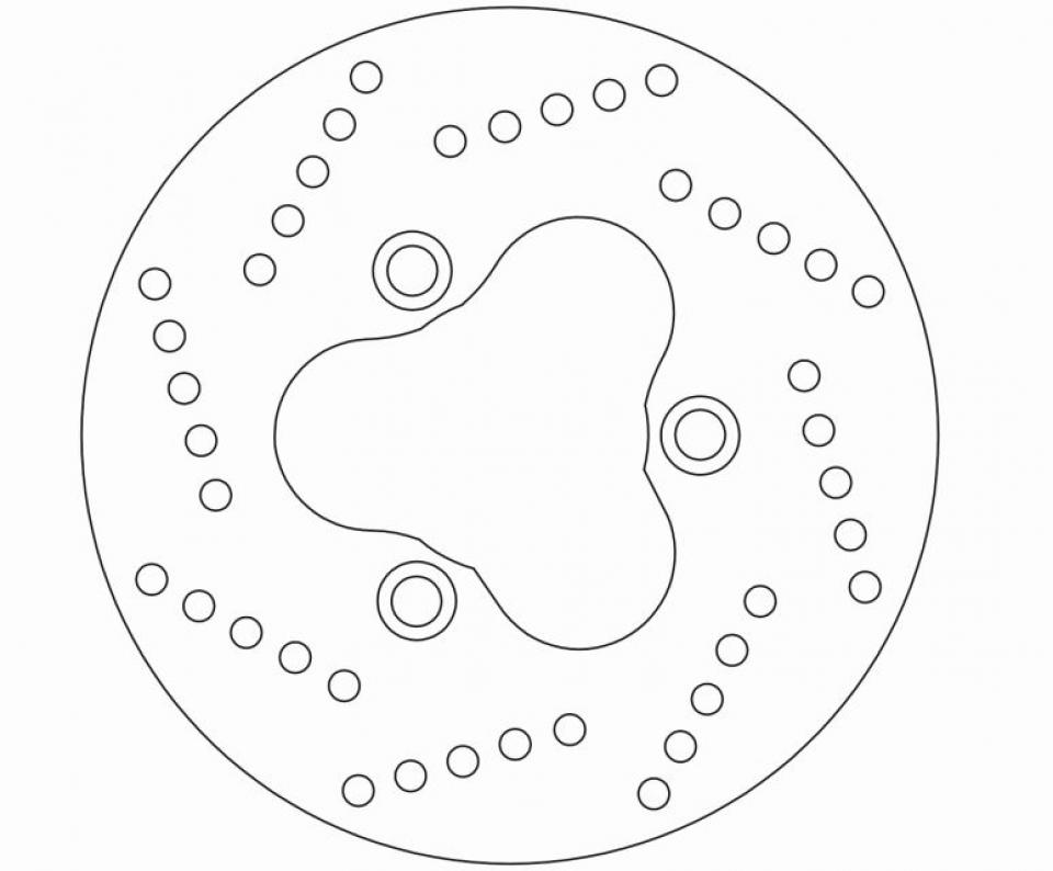 Disque de frein Ferodo pour Scooter Peugeot 50 Speedfight - Etrier Ajp 1998 à 2008 AR Neuf