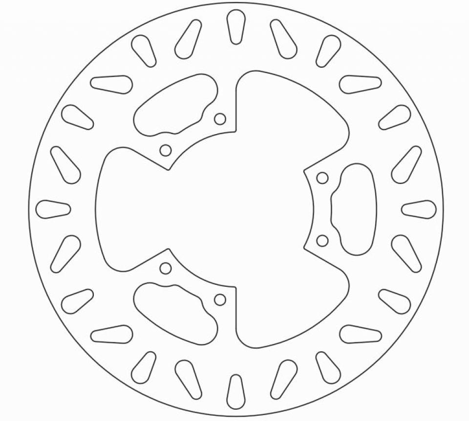 Disque de frein Ferodo pour Moto Yamaha 200 Dt R 1988 à 1996 AV Neuf