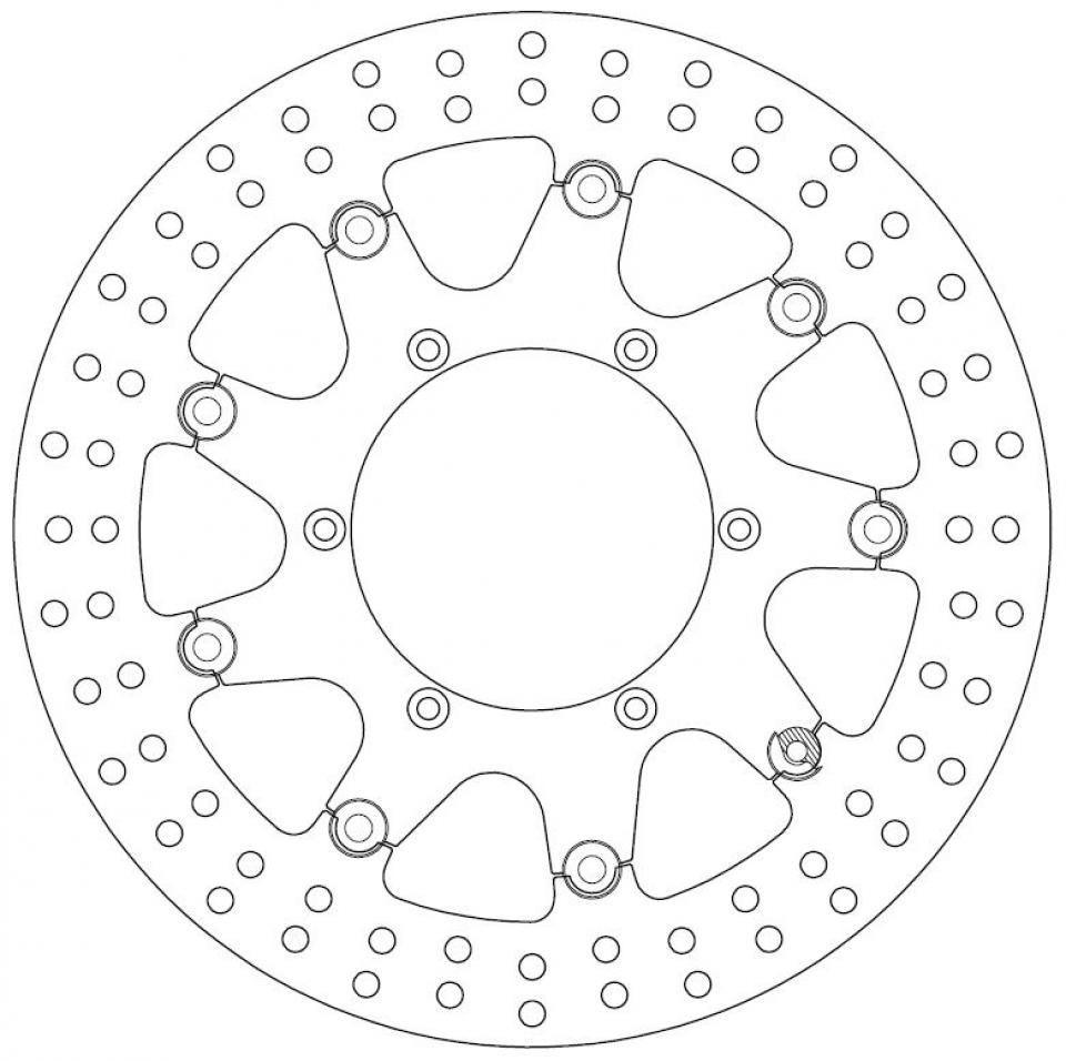 Disque de frein Ferodo pour Moto Aprilia 650 Pegaso 1991 à 2004 AV Neuf