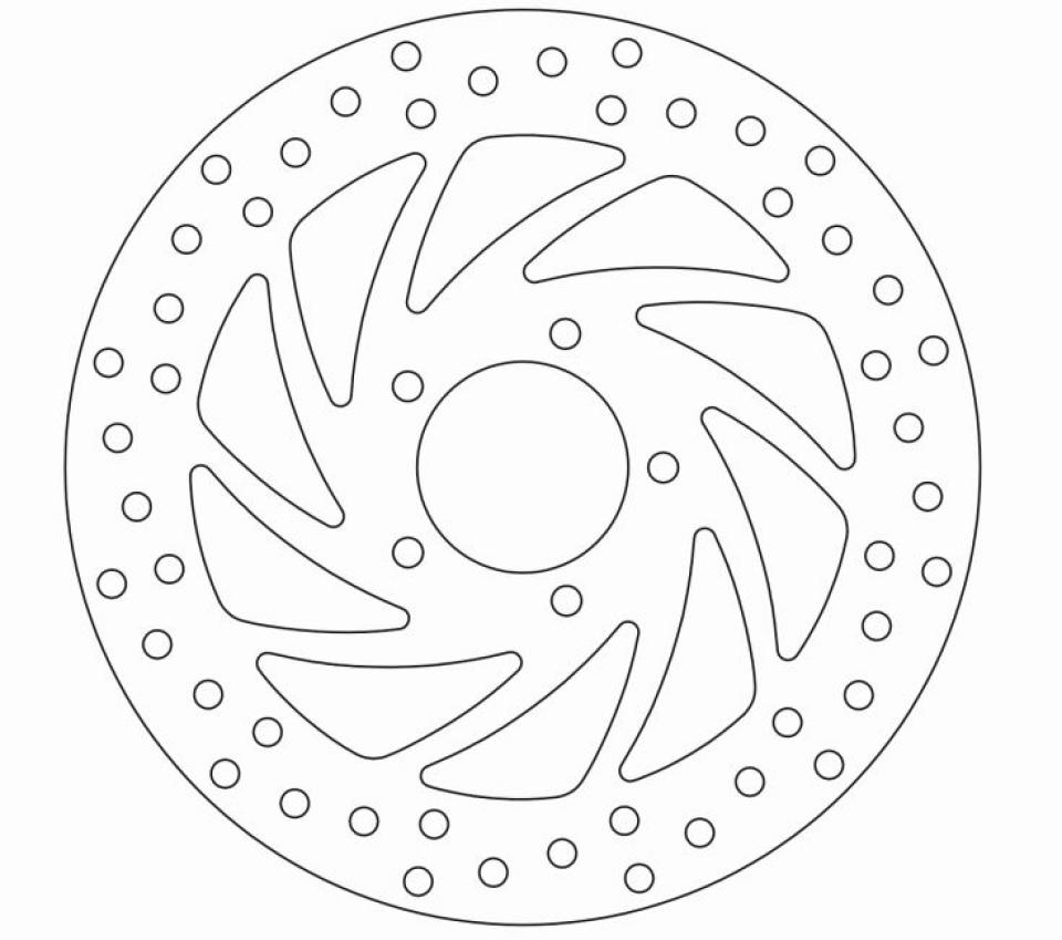 Disque de frein Ferodo pour Scooter Derbi 300 Rambla I 2010 à 2013 AVG Neuf