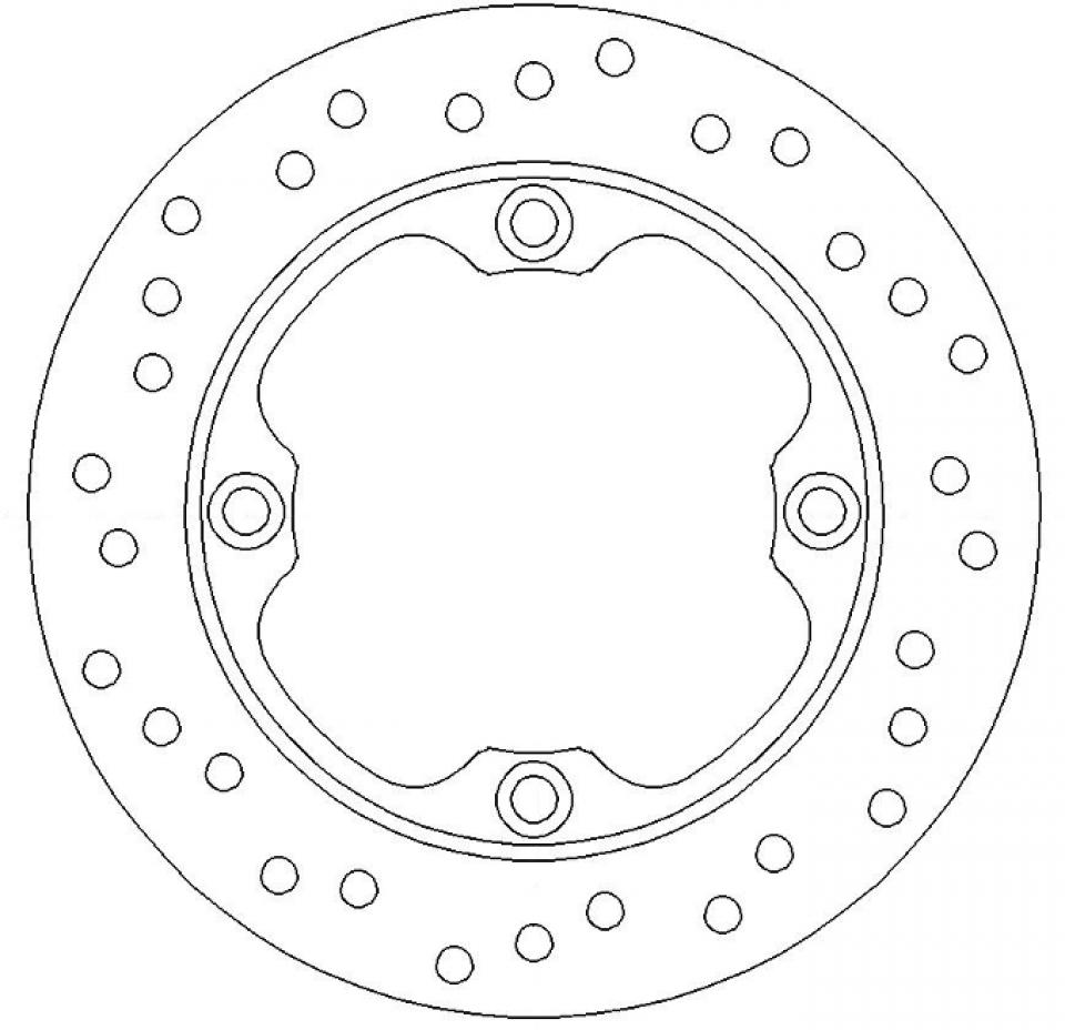 Disque de frein Ferodo pour Scooter Honda 150 Nes @ 2001 à 2005 AV Neuf