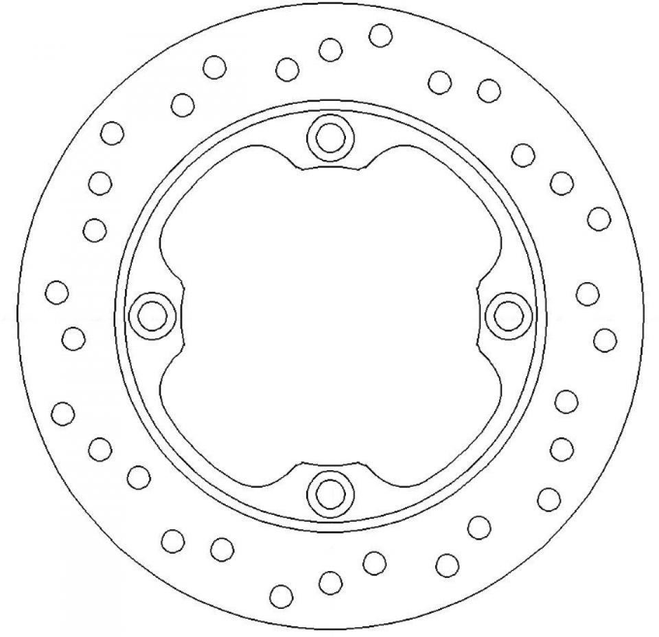 Disque de frein Ferodo pour Scooter Honda 150 Nes @ 2001 à 2005 AV Neuf