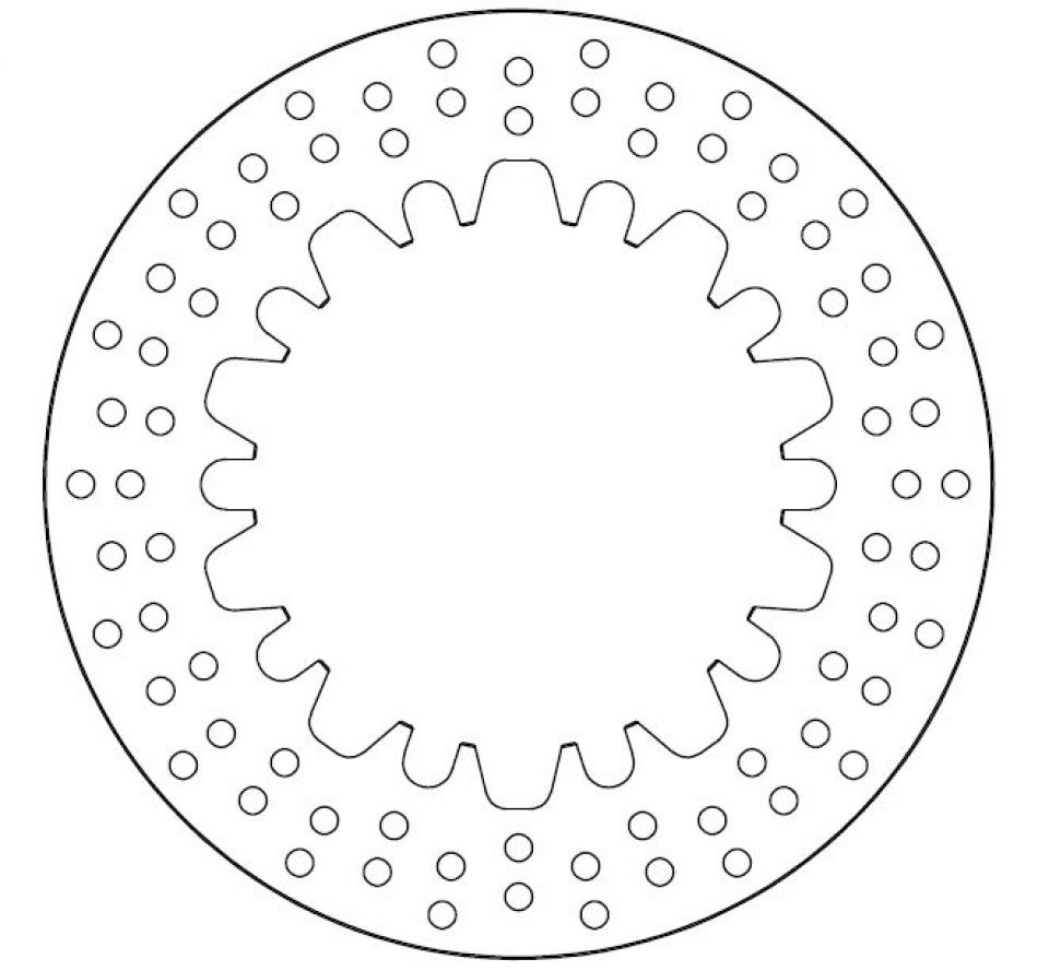 Disque de frein Ferodo pour Moto BMW 1000 K 1 Abs 1989 à 1993 AR Neuf
