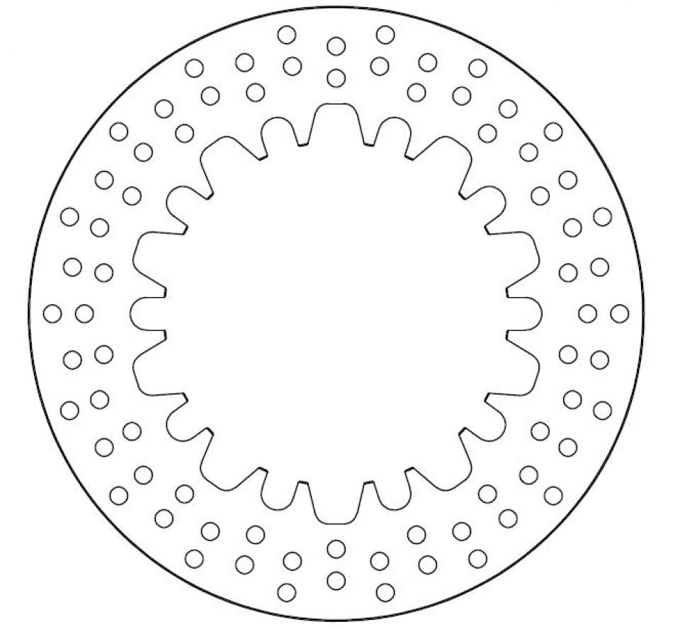 Disque de frein Ferodo pour Moto BMW 1000 K 1 Abs 1989 à 1993 AR Neuf