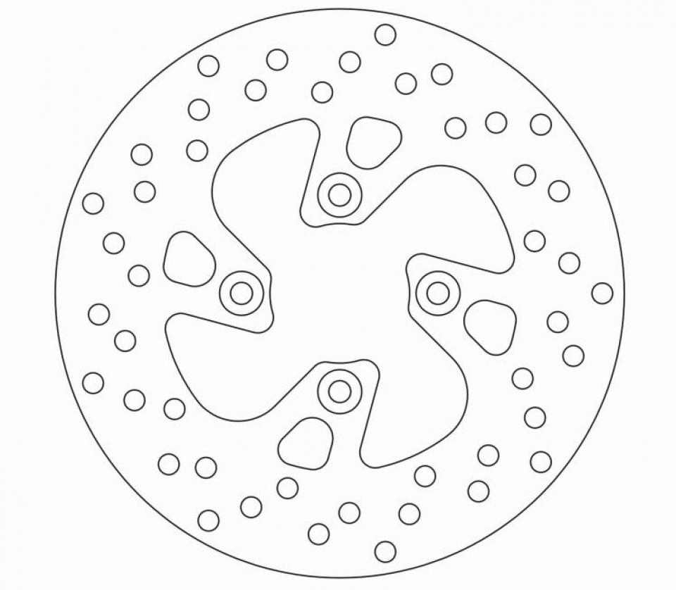 Disque de frein Ferodo pour Scooter MBK 125 Xn Doodo 2000 à 2001 AV Neuf