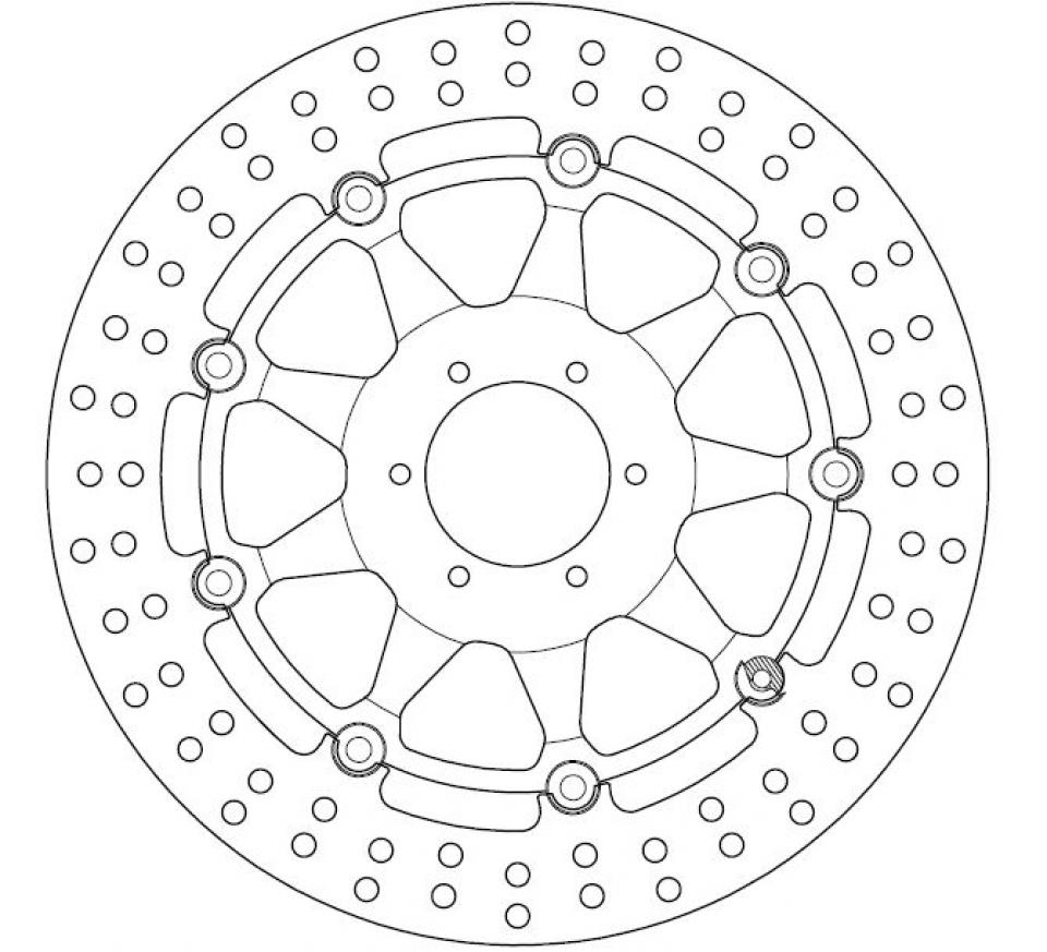 Disque de frein Ferodo pour Moto Honda 800 Vfr Fi Vtec Avec Abs 2002 à 2013 AVG / AVD Neuf