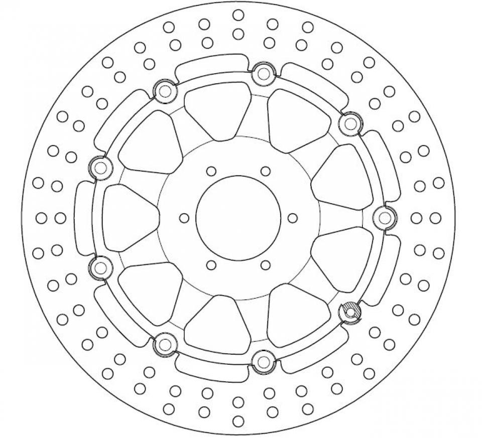 Disque de frein Ferodo pour Moto Honda 800 Vfr Fi Vtec Avec Abs 2002 à 2013 AVG / AVD Neuf