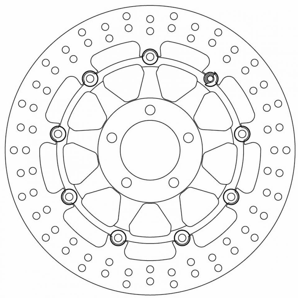Disque de frein Ferodo pour Moto Suzuki 750 Gsx-R 1989 à 1995 AVG / AVD Neuf