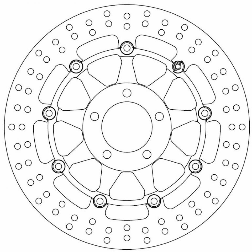 Disque de frein Ferodo pour Moto Suzuki 750 Gsx-R 1989 à 1995 AVG / AVD Neuf