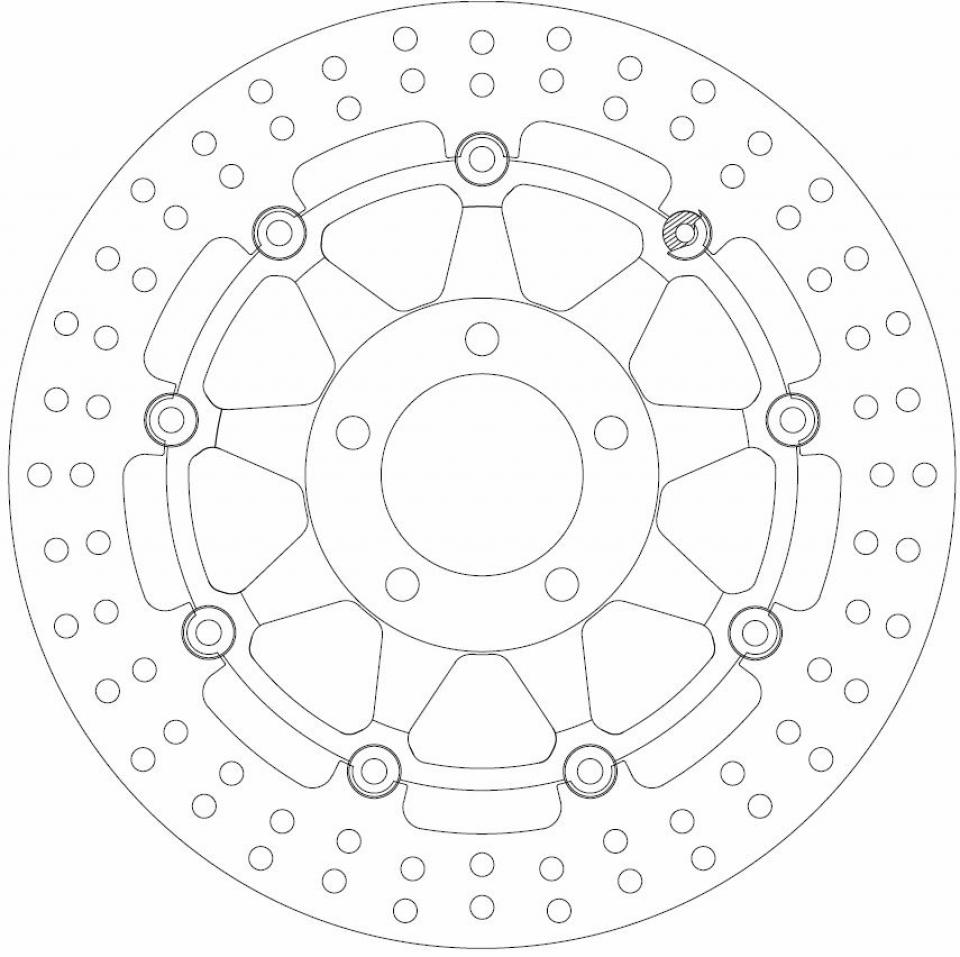 Disque de frein Ferodo pour Moto Suzuki 125 RG Fun 1992 à 1994 AV Neuf