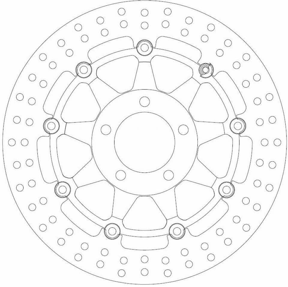 Disque de frein Ferodo pour Moto Suzuki 125 RG Fun 1992 à 1994 AV Neuf