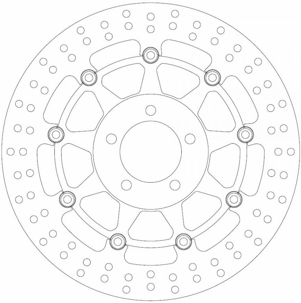 Disque de frein Ferodo pour Moto Suzuki 500 GS E 1989 à 2003 AV Neuf