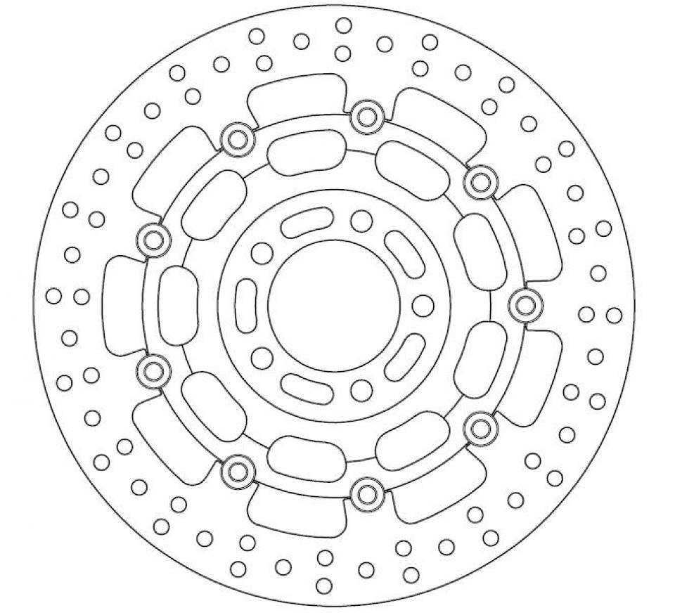 Disque de frein Ferodo pour Moto Suzuki 650 Sv N 1999 à 2016 AVG / AVD Neuf