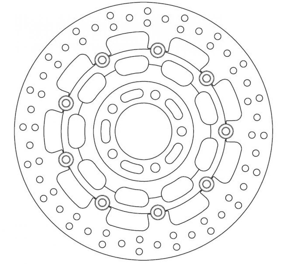 Disque de frein Ferodo pour Moto Suzuki 650 Sv N 1999 à 2016 AVG / AVD Neuf