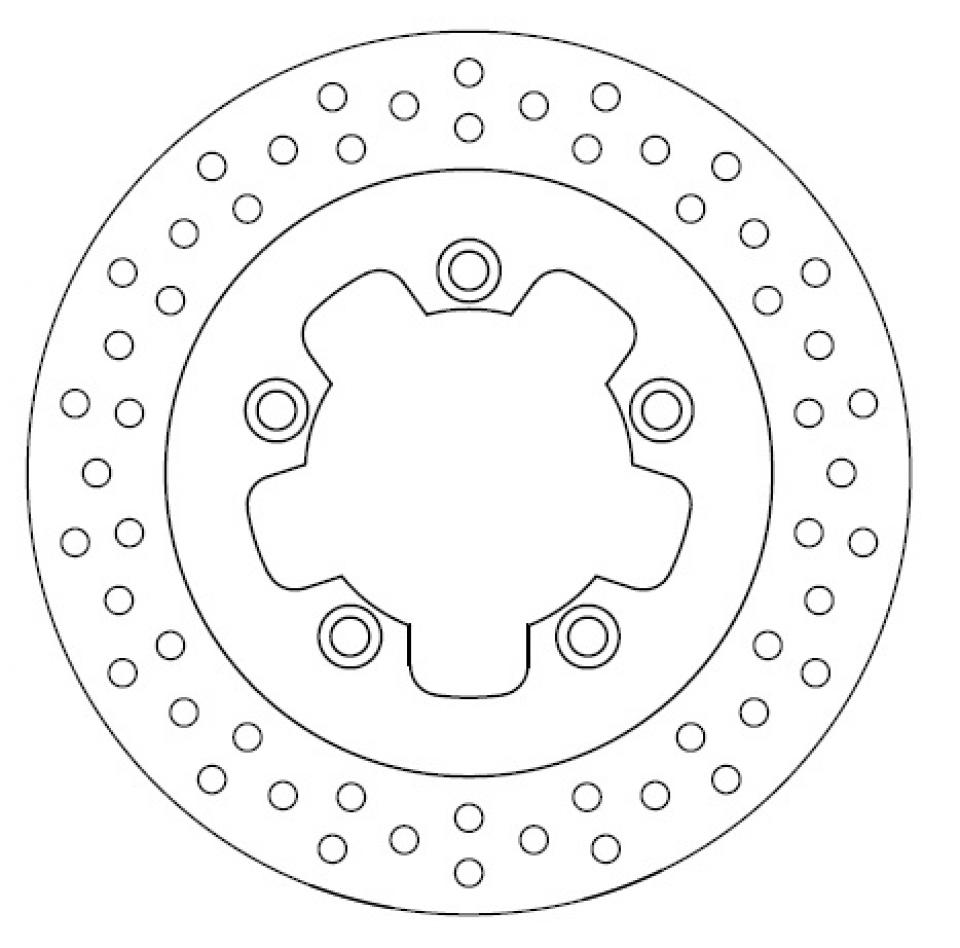 Disque de frein Ferodo pour Moto Suzuki 650 Gsf Bandit S Abs 2005 à 2016 AR Neuf